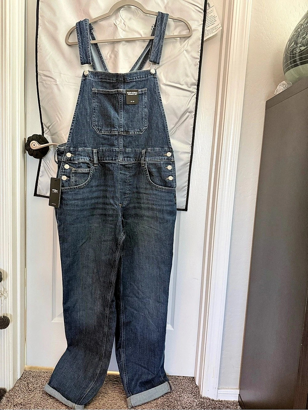 Silver Jeans 5Denim Overalls in Blue NWT